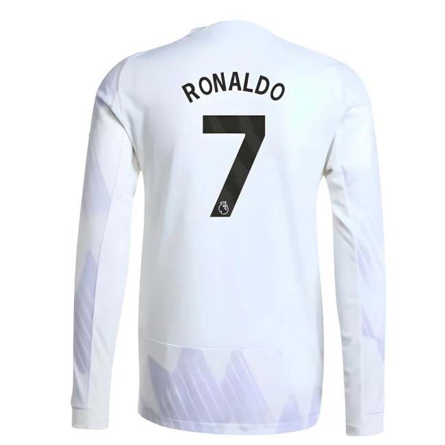 2025-2026 Man Utd Player Version Long Sleeve Away Shirt (Ronaldo 7) — Buy Online