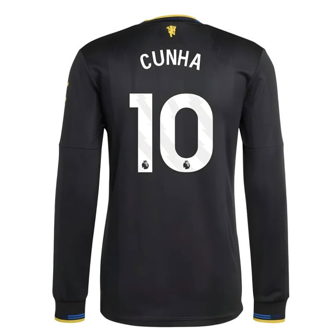 2025-2026 Man Utd Player Version Long Sleeve Third Shirt (Cunha 10) — Buy Now