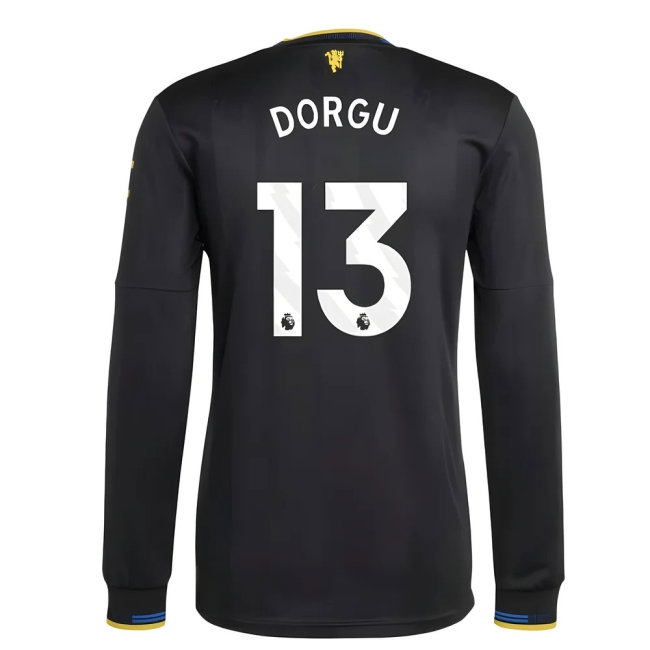 2025-2026 Man Utd Player Version Long Sleeve Third Shirt (Dorgu 13) — Shop Online