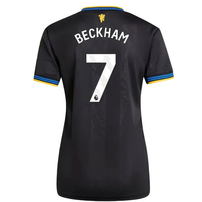 2025-2026 Man Utd Player Version Third Shirt (Womens) (Beckham 7) — Buy Online