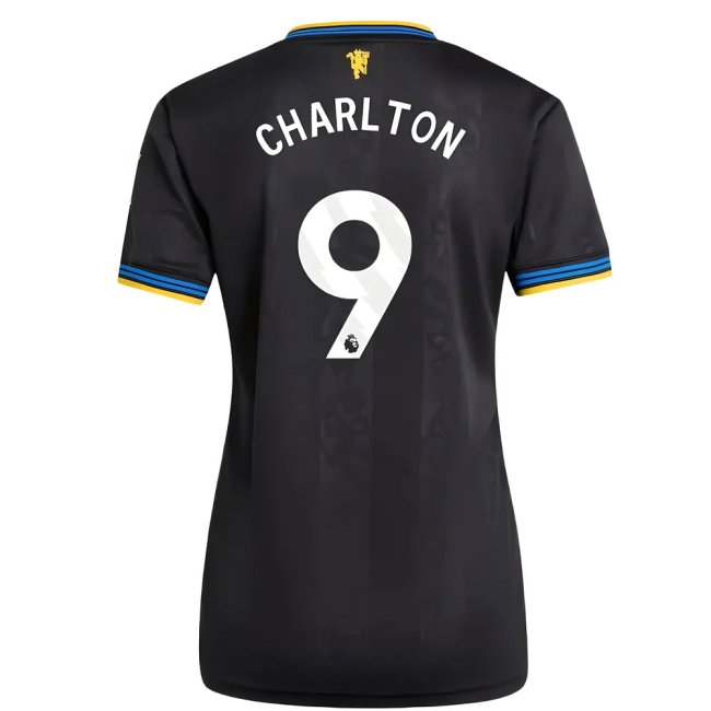 2025-2026 Man Utd Player Version Third Shirt (Womens) (Charlton 9) — Buy Now