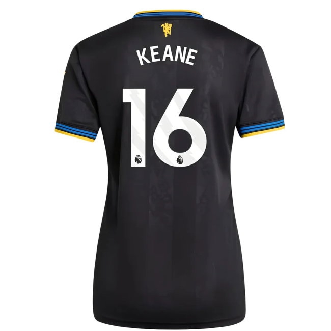 2025-2026 Man Utd Player Version Third Shirt (Womens) (Keane 16) — Buy Online