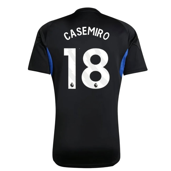 2025-2026 Man Utd EU Training Jersey (Black) (Casemiro 18) — Buy Online