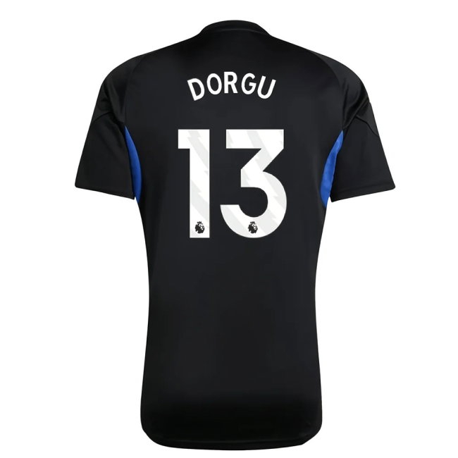2025-2026 Man Utd EU Training Jersey (Black) (Dorgu 13) — Buy Now