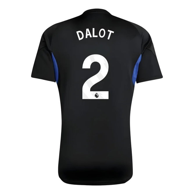 2025-2026 Man Utd EU Training Jersey (Black) - Kids (Dalot 2) — Buy Now