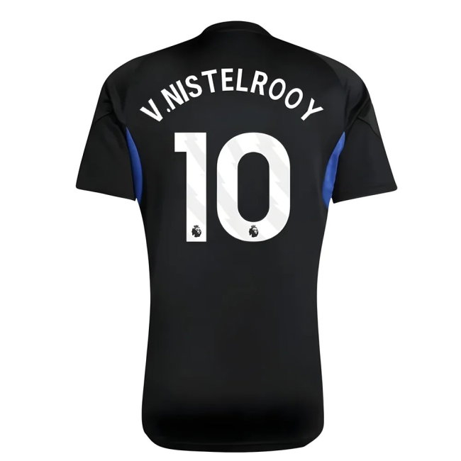 2025-2026 Man Utd EU Training Jersey (Black) - Kids (V.Nistelrooy 10) — Buy Online