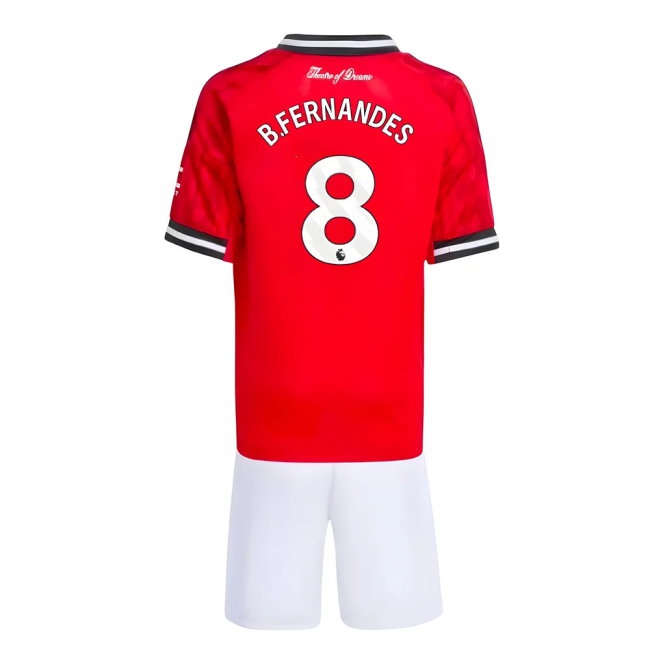 2025-2026 Man Utd Home Mini Kit (B.Fernandes 8) — Buy Now