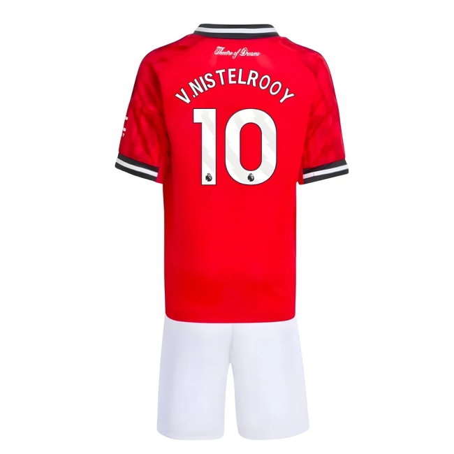 2025-2026 Man Utd Home Mini Kit (V.Nistelrooy 10) — Shop Now