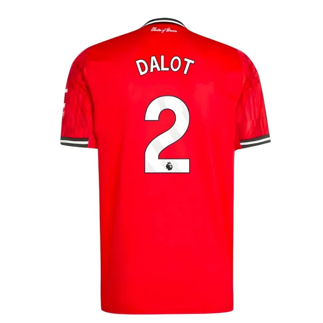 2025-2026 Man Utd Home Shirt (Dalot 2) — Shop Online