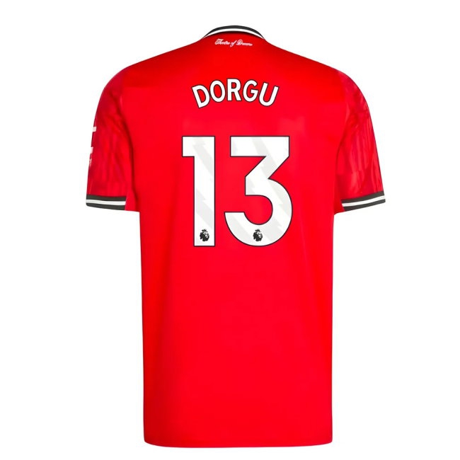 2025-2026 Man Utd Home Shirt (Dorgu 13) — Buy Now