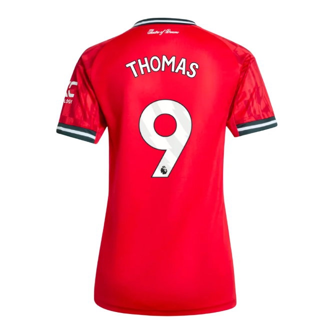 2025-2026 Man Utd Home Shirt (Womens) (Thomas 9) — Shop Online