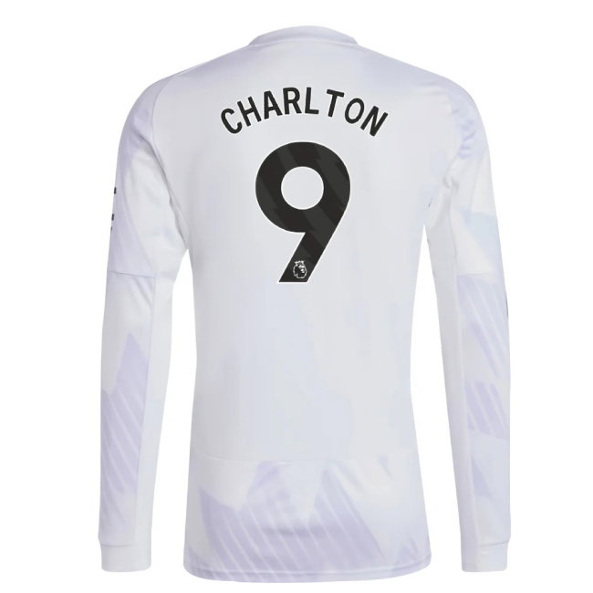 2025-2026 Man Utd Long Sleeve Away Shirt (Charlton 9) — Shop Online