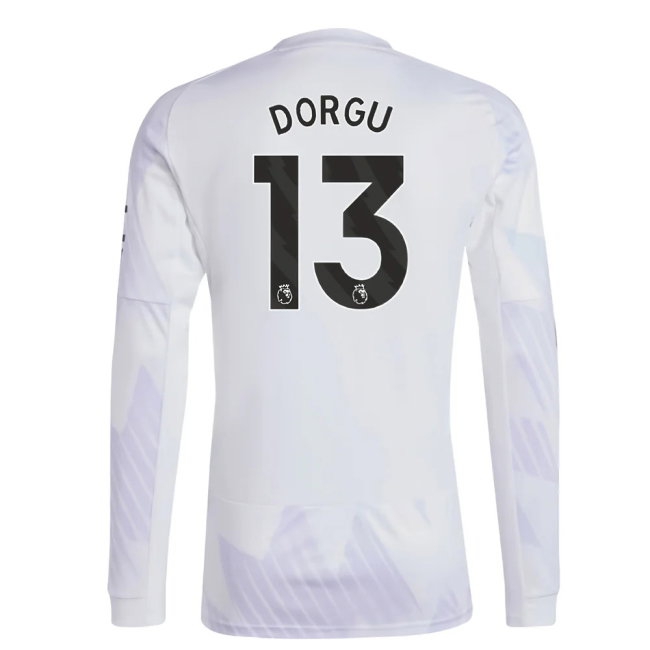 2025-2026 Man Utd Long Sleeve Away Shirt (Dorgu 13) — Shop Online