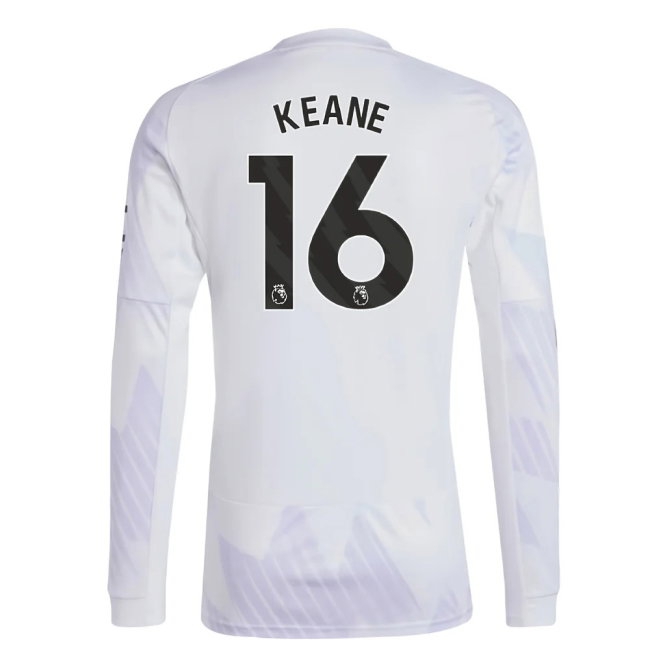 2025-2026 Man Utd Long Sleeve Away Shirt (Keane 16) — Shop Online