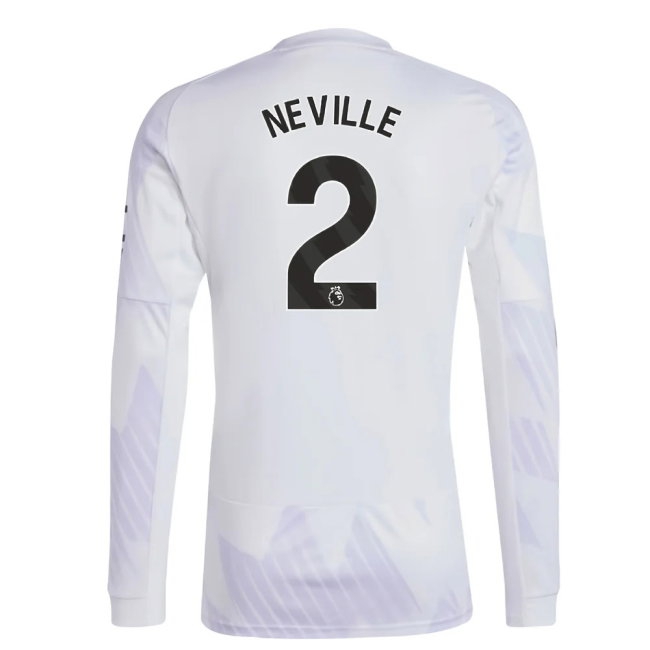 2025-2026 Man Utd Long Sleeve Away Shirt (Neville 2) — Buy Now