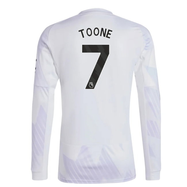 2025-2026 Man Utd Long Sleeve Away Shirt (Toone 7) — Shop Online