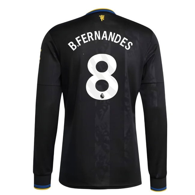 2025-2026 Man Utd Long Sleeve Third Shirt (B.Fernandes 8) — Shop Online