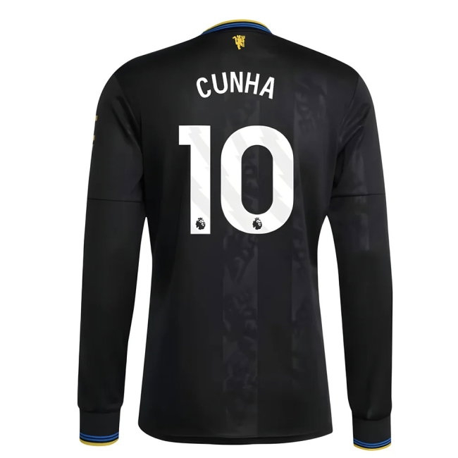 2025-2026 Man Utd Long Sleeve Third Shirt (Cunha 10) — Buy Online
