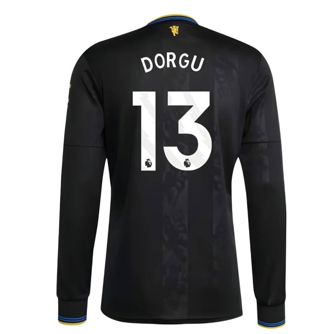 2025-2026 Man Utd Long Sleeve Third Shirt (Dorgu 13) — Buy Now