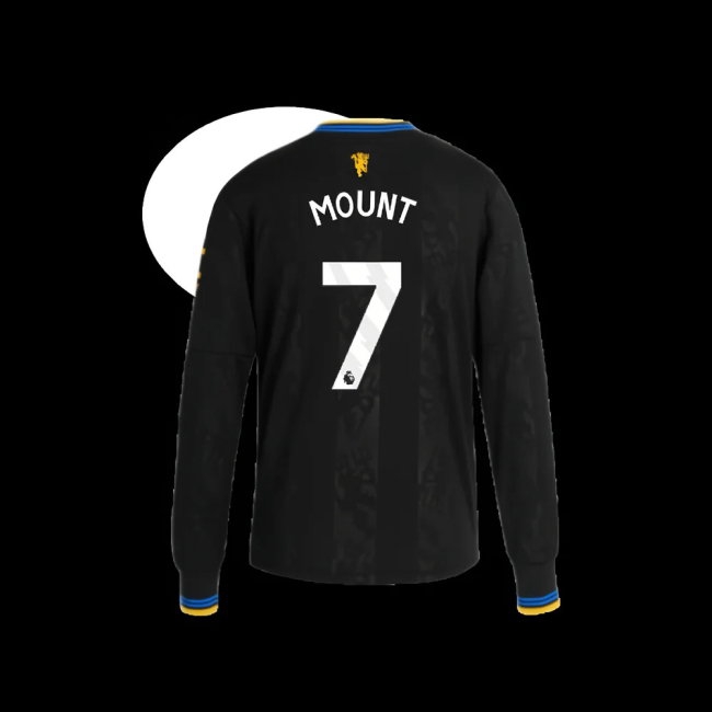 2025-2026 Man Utd Long Sleeve Third Shirt (Kids) (Mount 7) — Buy Now