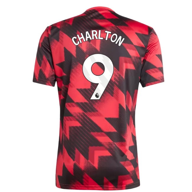2025-2026 Man Utd Pre-Match Shirt (Red) (Charlton 9) — Shop Online