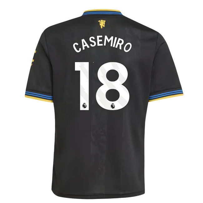 2025-2026 Man Utd Third Shirt (Kids) (Casemiro 18) — Shop Online