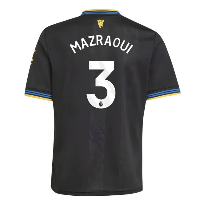 2025-2026 Man Utd Third Shirt (Kids) (Mazraoui 3) — Shop Online