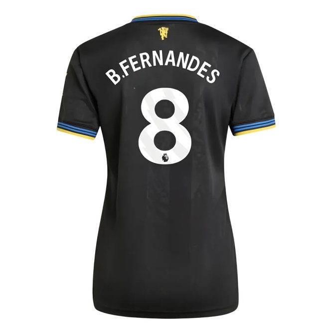 2025-2026 Man Utd Third Shirt (Womens) (B.Fernandes 8) — Shop Online
