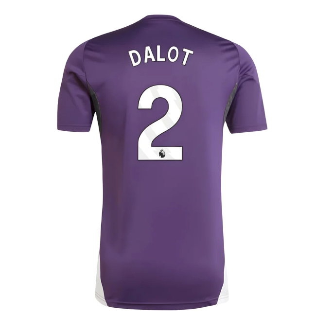 2025-2026 Man Utd Training Jersey (Aurora Plum) (Dalot 2) — Buy Now
