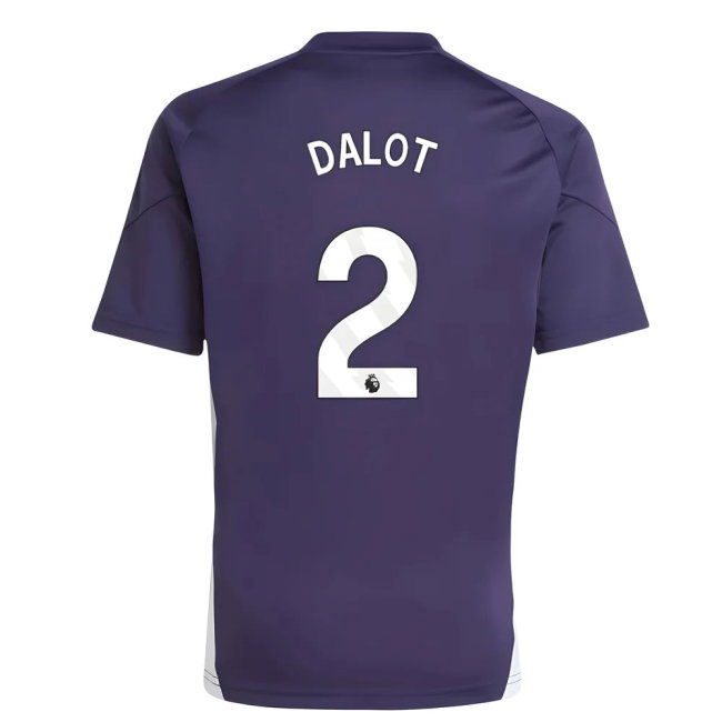 2025-2026 Man Utd Training Jersey (Aurora Plum) - Kids (Dalot 2) — Shop Now