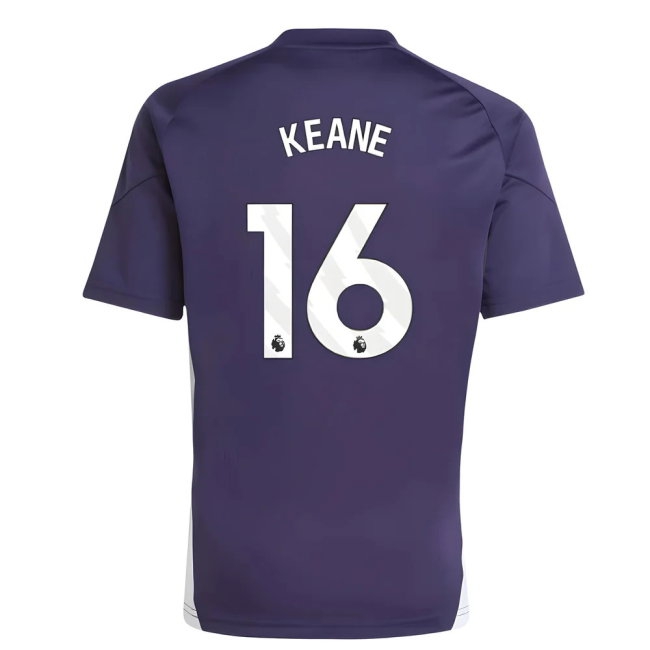 2025-2026 Man Utd Training Jersey (Aurora Plum) - Kids (Keane 16) — Shop Online