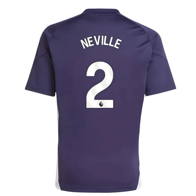 2025-2026 Man Utd Training Jersey (Aurora Plum) - Kids (Neville 2) — Buy Now