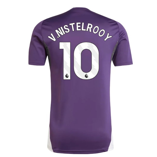 2025-2026 Man Utd Training Jersey (Aurora Plum) (V.Nistelrooy 10) — Buy Online