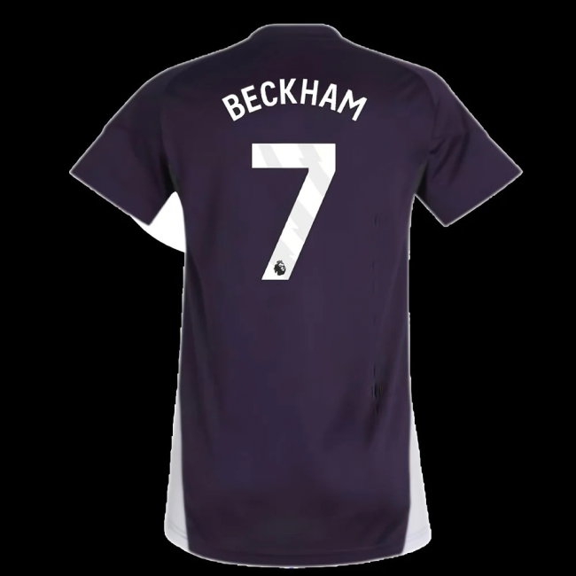 2025-2026 Man Utd Training Jersey (Aurora Plum) - Womens (Beckham 7) — Buy Online