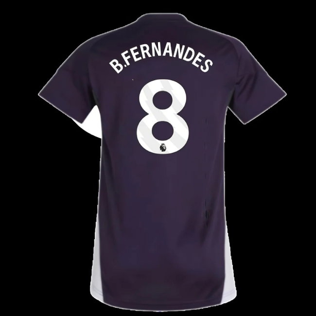 2025-2026 Man Utd Training Jersey (Aurora Plum) - Womens (B.Fernandes 8) — Shop Now