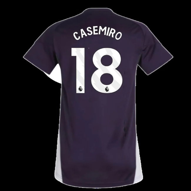 2025-2026 Man Utd Training Jersey (Aurora Plum) - Womens (Casemiro 18) — Shop Online
