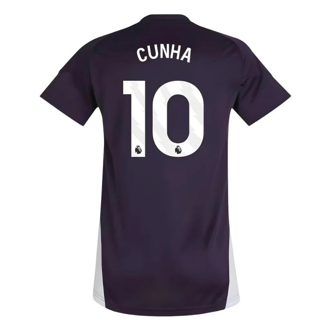 2025-2026 Man Utd Training Jersey (Aurora Plum) - Womens (Cunha 10) — Shop Now