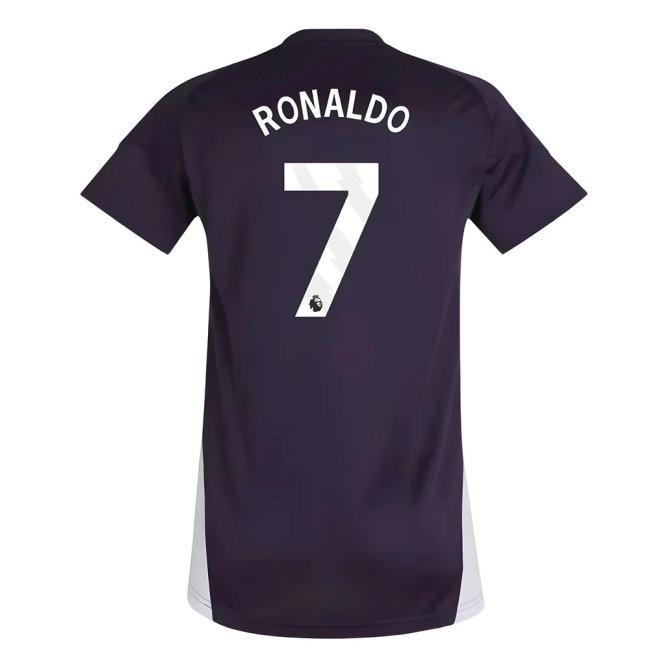 2025-2026 Man Utd Training Jersey (Aurora Plum) - Womens (Ronaldo 7) — Shop Online
