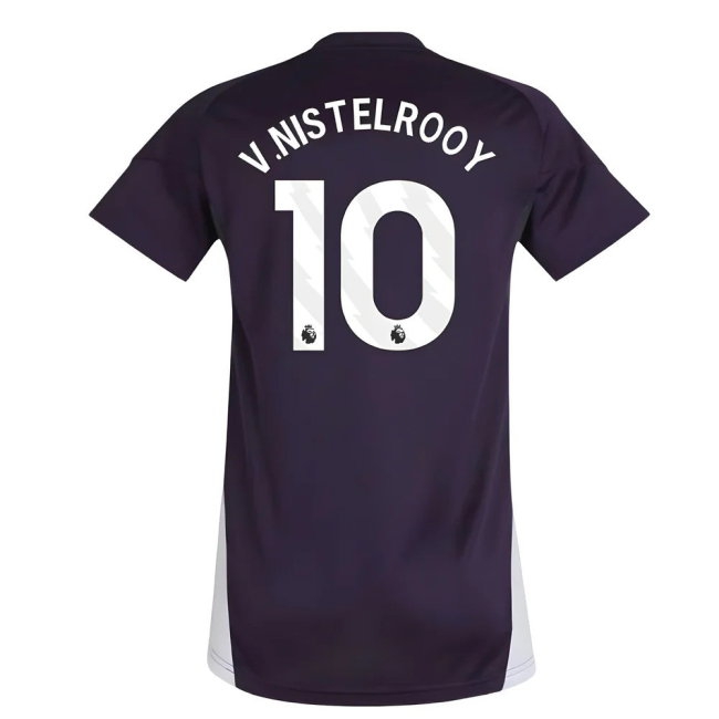 2025-2026 Man Utd Training Jersey (Aurora Plum) - Womens (V.Nistelrooy 10) — Shop Now