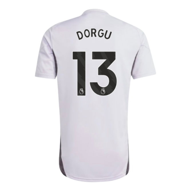 2025-2026 Man Utd Training Jersey (Purple Tint) (Dorgu 13) — Buy Now