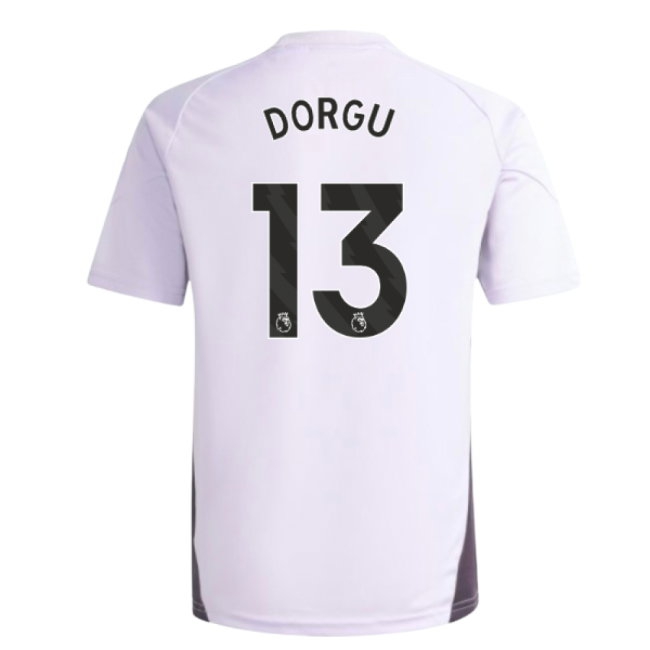 2025-2026 Man Utd Training Jersey (Purple Tint) - Kids (Dorgu 13) — Buy Online