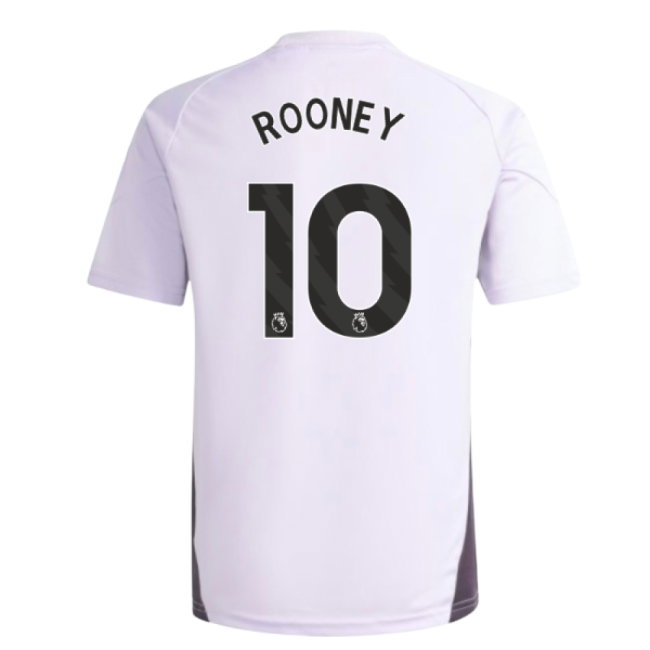 2025-2026 Man Utd Training Jersey (Purple Tint) - Kids (Rooney 10) — Buy Now