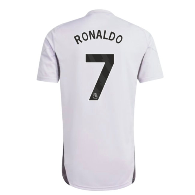 2025-2026 Man Utd Training Jersey (Purple Tint) (Ronaldo 7) — Shop Now