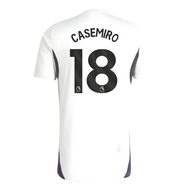 2025-2026 Man Utd Training Jersey (White) (Casemiro 18) — Shop Now