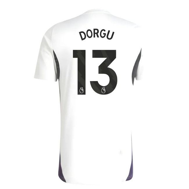 2025-2026 Man Utd Training Jersey (White) (Dorgu 13) — Shop Online