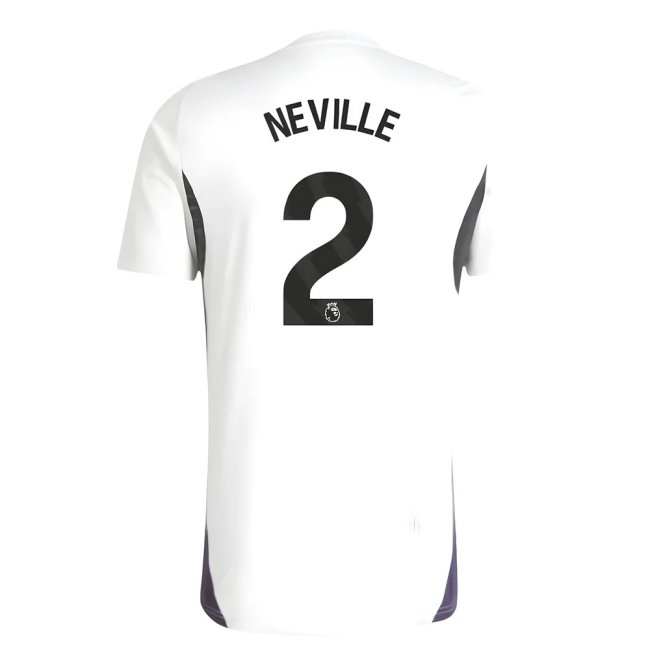 2025-2026 Man Utd Training Jersey (White) (Neville 2) — Buy Now