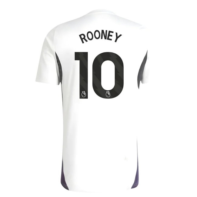 2025-2026 Man Utd Training Jersey (White) (Rooney 10) — Shop Now