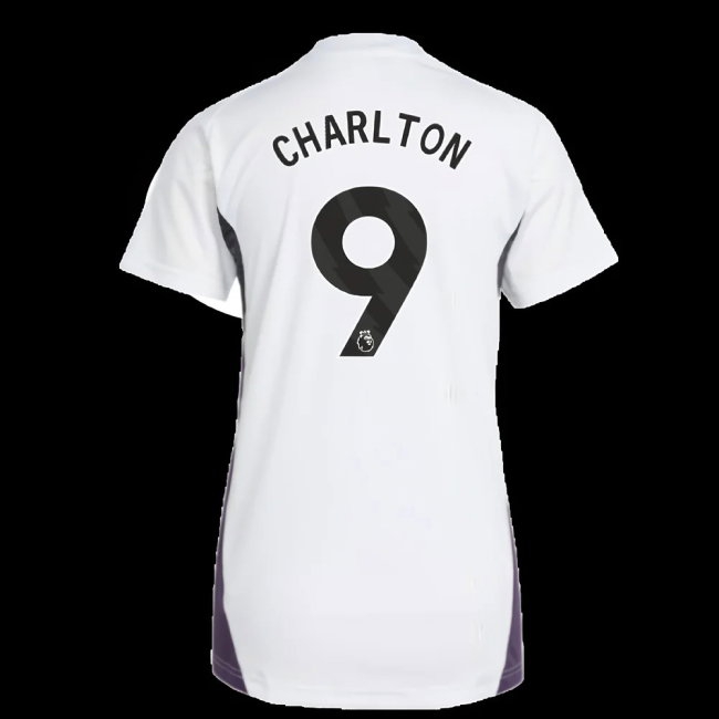 2025-2026 Man Utd Training Jersey (White) - Womens (Charlton 9) — Buy Now