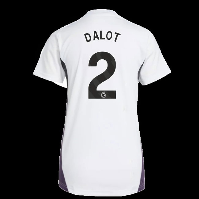 2025-2026 Man Utd Training Jersey (White) - Womens (Dalot 2) — Buy Online