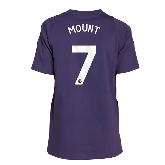 2025-2026 Man Utd Training Tee (Aurora Plum) - Kids (Mount 7) — Buy Now